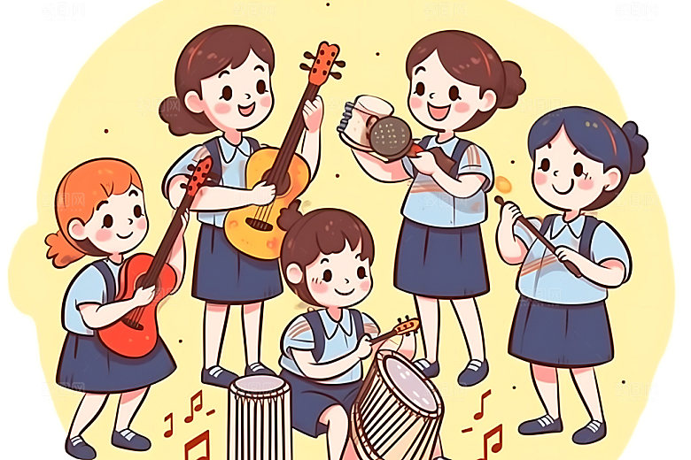 儿童兴趣班手绘课外班插画