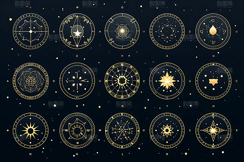 星座神秘图案图标