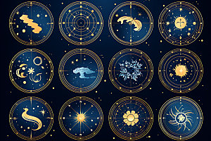 星座星星元素图标