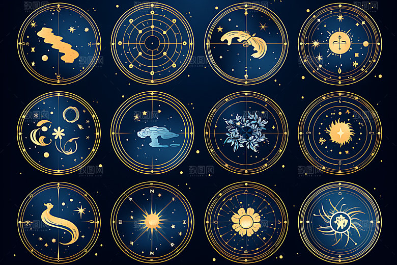 星座星星元素图标