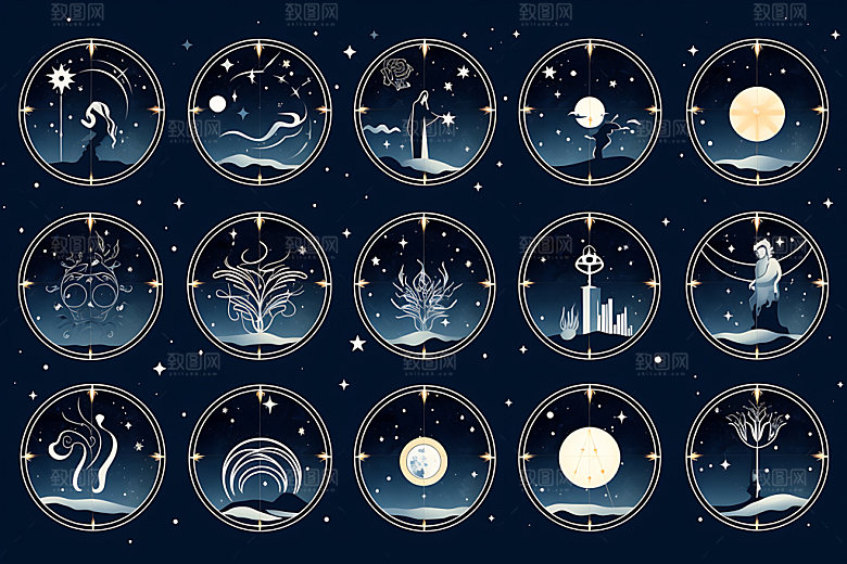 星座星星图案图标