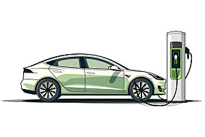 新能源汽车节能减排素材