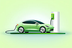 新能源汽车绿色节能素材