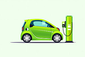 新能源汽车节能绿色素材