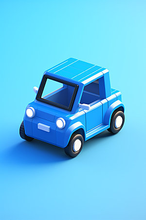 新能源汽车电车绿色素材