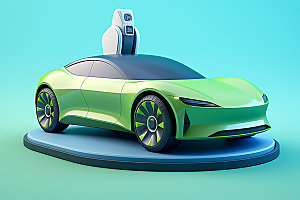 新能源汽车清洁能源节能素材