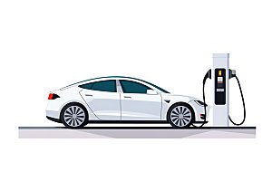 新能源汽车电车元素素材