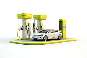 新能源汽车清洁能源节能素材