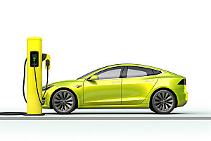 新能源汽车节能元素素材