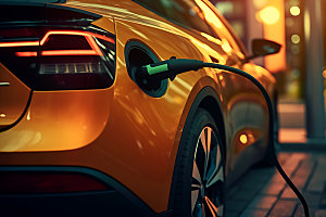 新能源汽车环保节能汽车摄影图