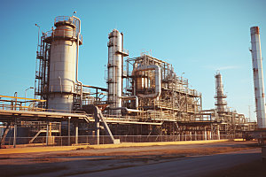 能源工厂工业基地生产素材