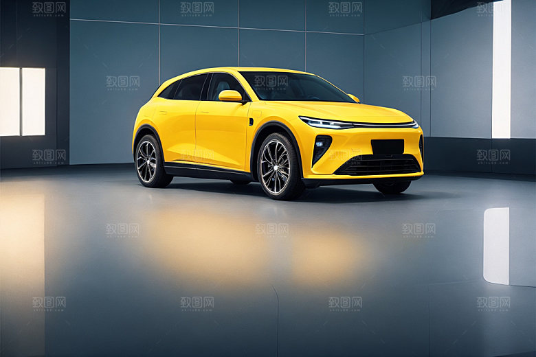 新能源汽车3D电车模型