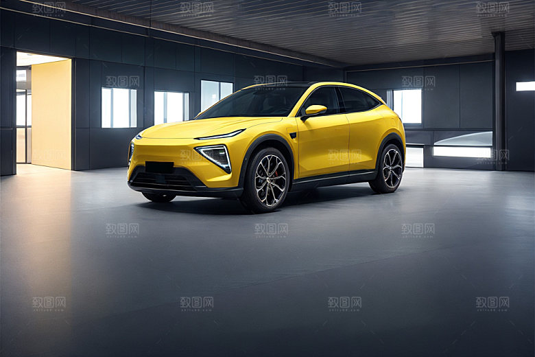 新能源汽车3D清洁能源模型