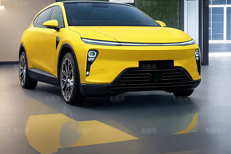 新能源汽车3D环保模型