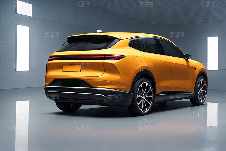新能源汽车3D电车模型