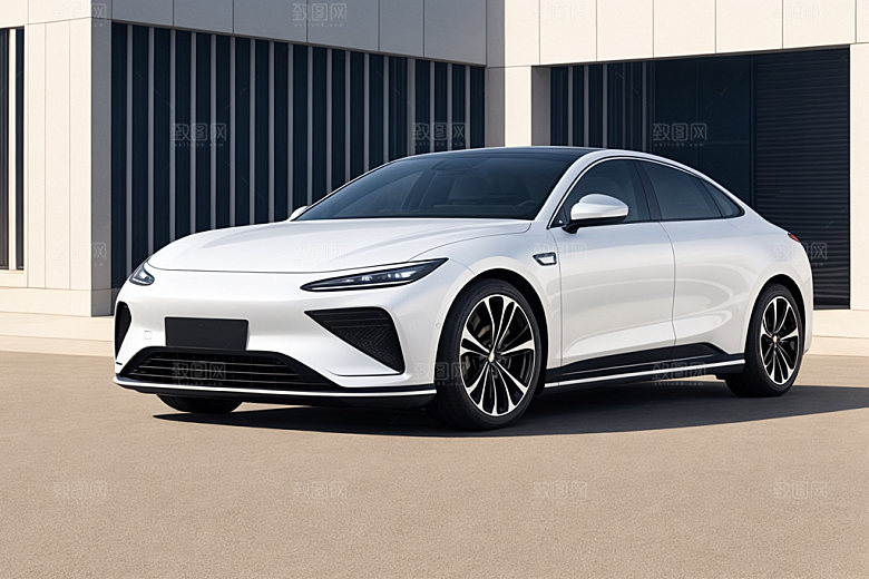 新能源汽车3D清洁能源模型