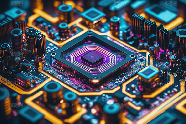 芯片3D电子模型