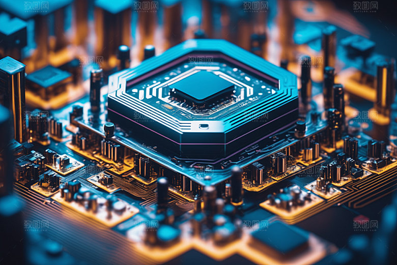 芯片未来3D模型