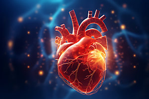 光效心脏科技心脏未来科技创意元素
