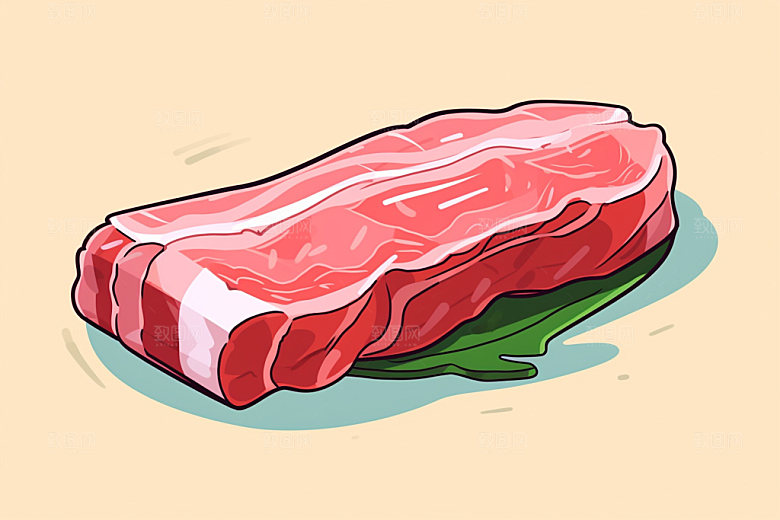 新鲜肉类烤鸡食品生鲜矢量素材