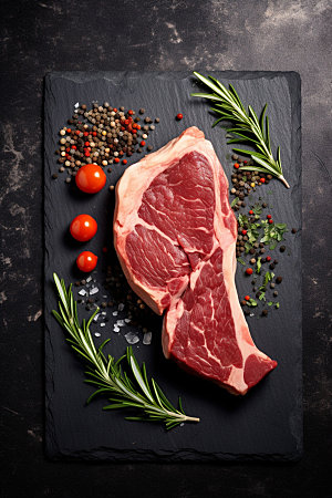 新鲜肉类商业宣传食品生鲜矢量素材
