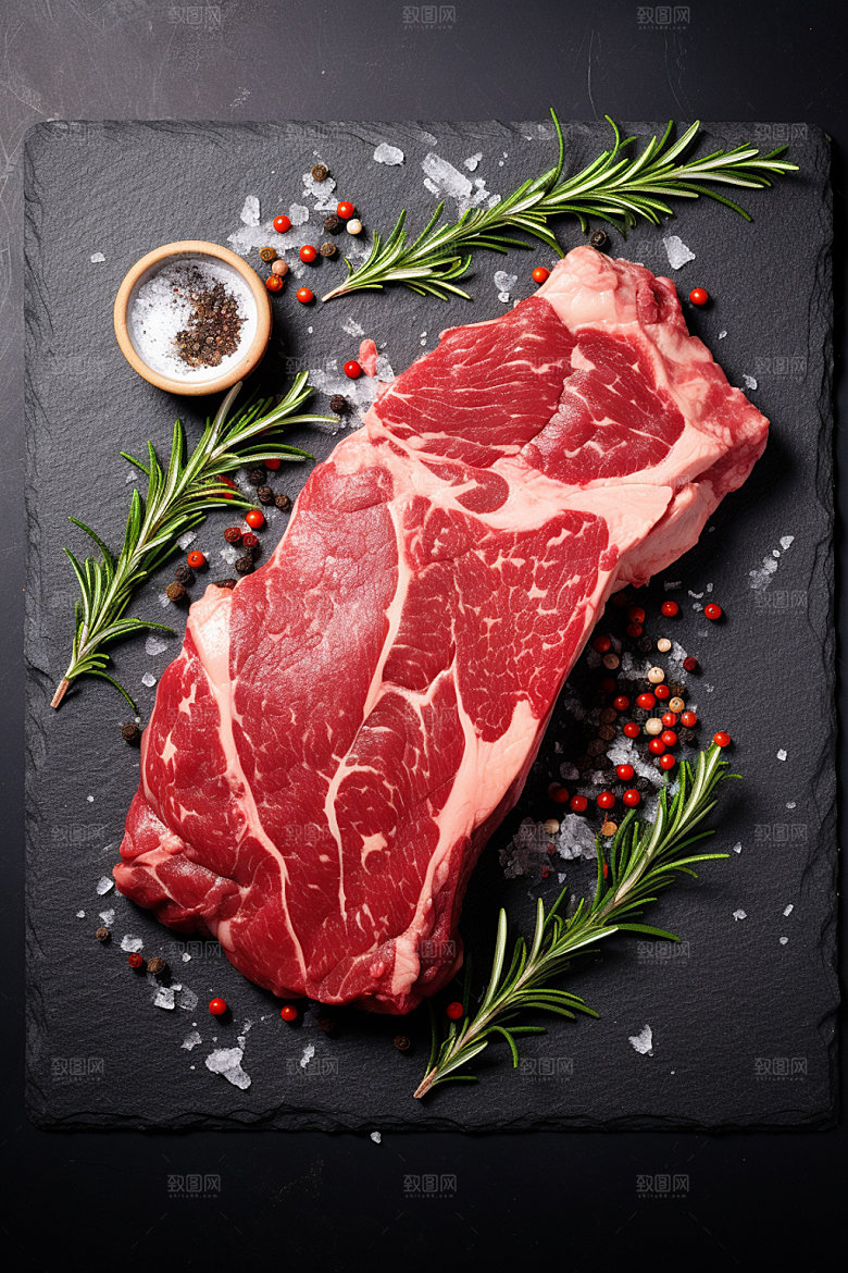 新鲜肉类烤鸡广告投放矢量素材