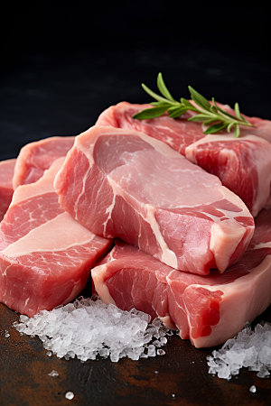 新鲜肉类商业宣传美食摄影矢量素材