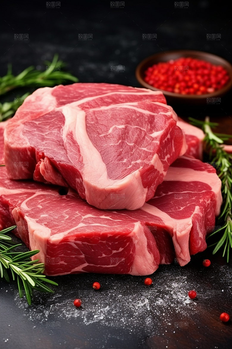 新鲜肉类食品生鲜烤鸡矢量素材