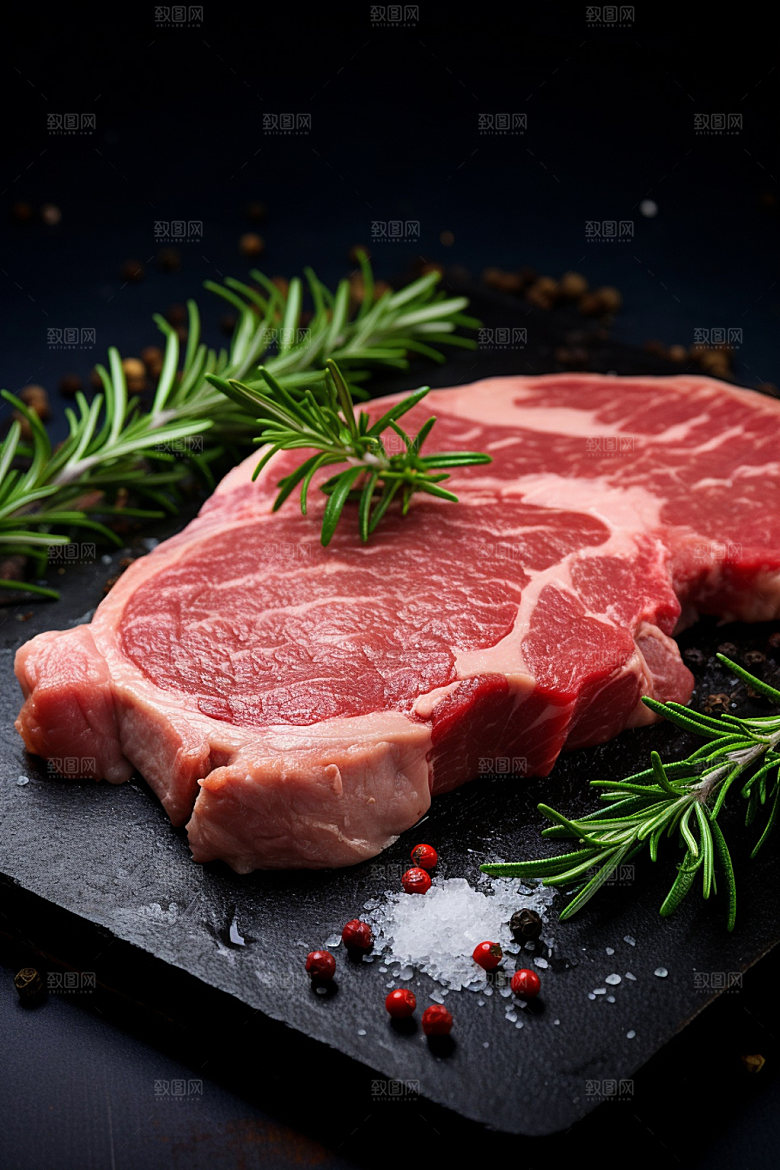 新鲜肉类烤鸡食品生鲜矢量素材