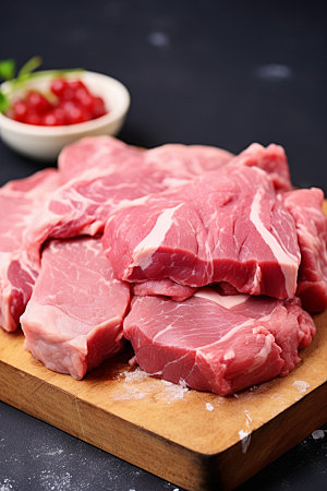 新鲜肉类广告投放食品生鲜矢量素材