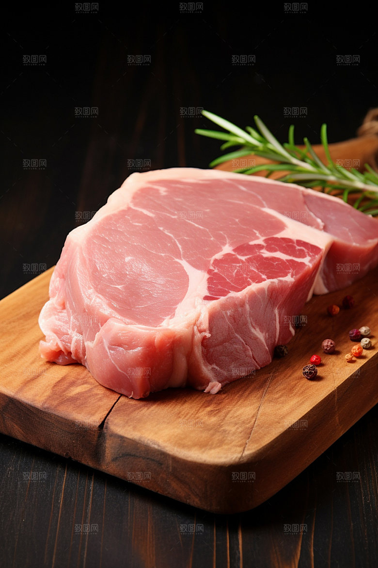 新鲜肉类美食摄影烤鸡矢量素材