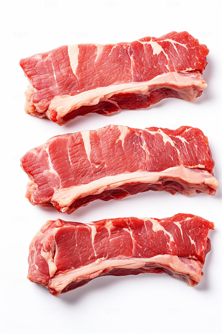 新鲜肉类广告投放商业宣传矢量素材
