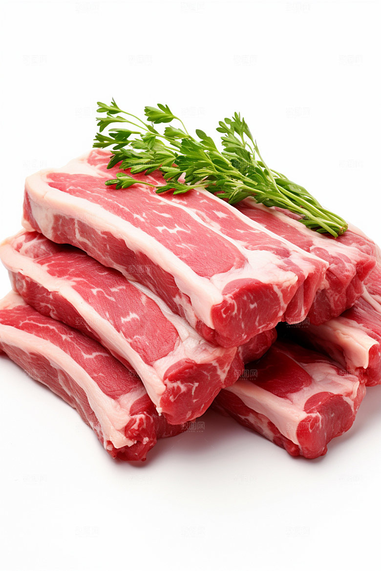 新鲜肉类食品生鲜牛排矢量素材
