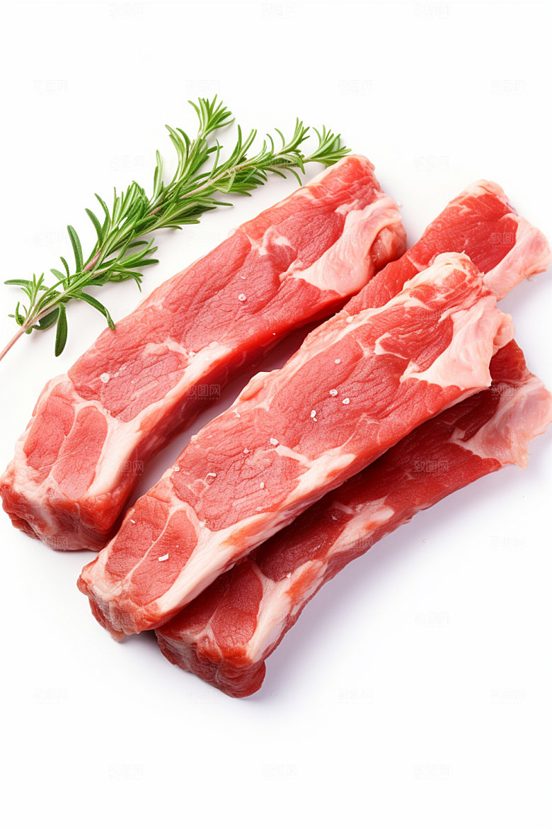 新鲜肉类美食摄影烤鸡矢量素材