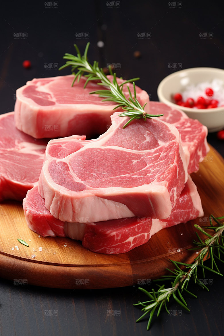 新鲜肉类烤鸡广告投放矢量素材