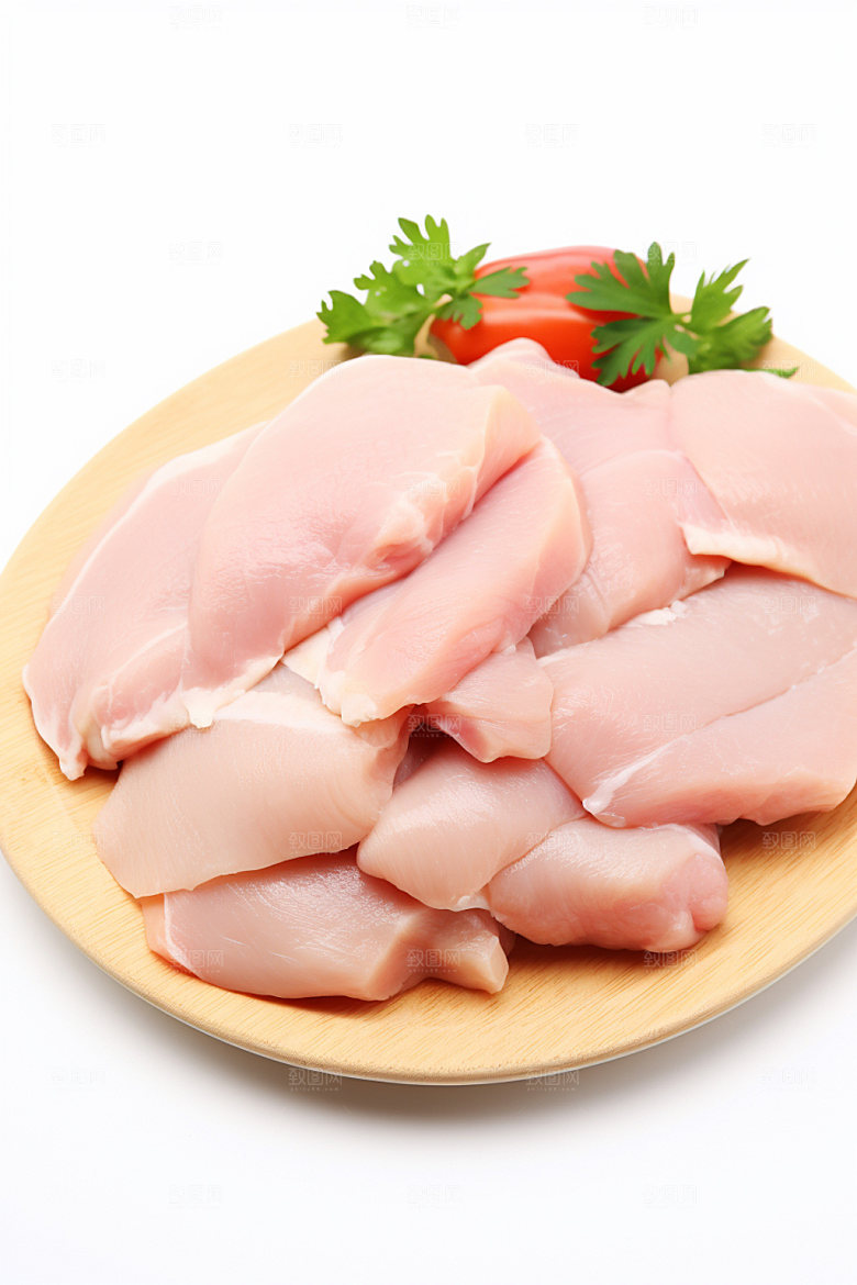 新鲜肉类商业宣传烤鸡矢量素材