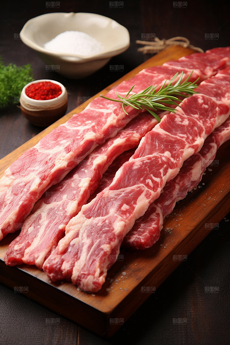 新鲜肉类烤鸡商业宣传矢量素材