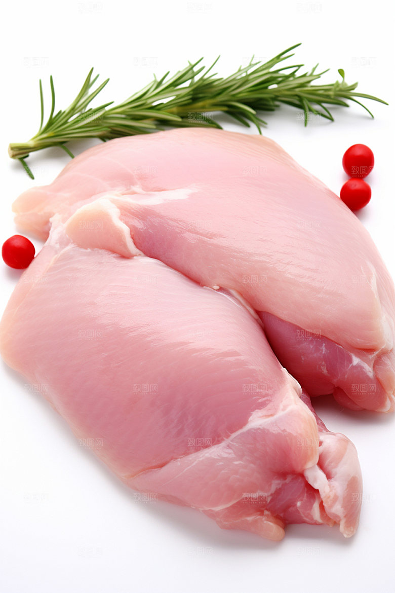 新鲜肉类食品生鲜美食摄影矢量素材