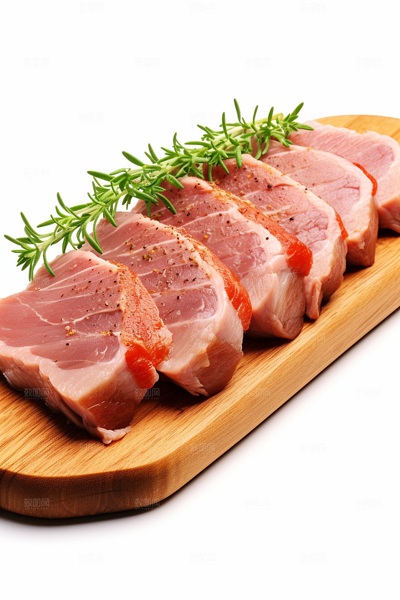 新鲜肉类食品生鲜广告投放矢量素材