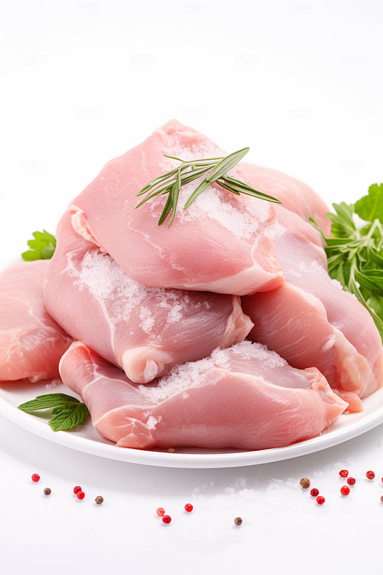 新鲜肉类广告投放商业宣传矢量素材