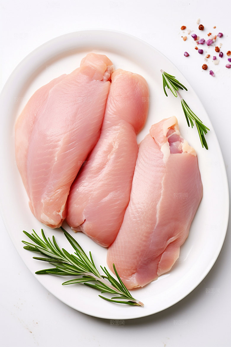 新鲜肉类美食摄影商业宣传矢量素材
