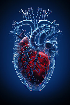 心脏元素医疗插图