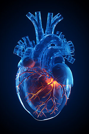 心脏心胸外科人体透视插图