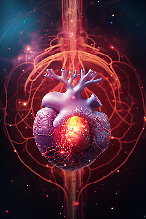 心脏医疗元素插图