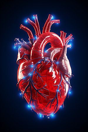 心脏人体透视内脏插图