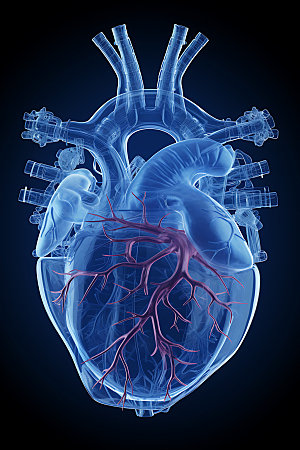心脏人体构造医疗插图