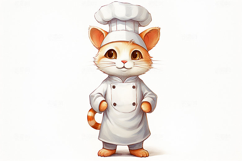 熊猫厨师动物主厨素材