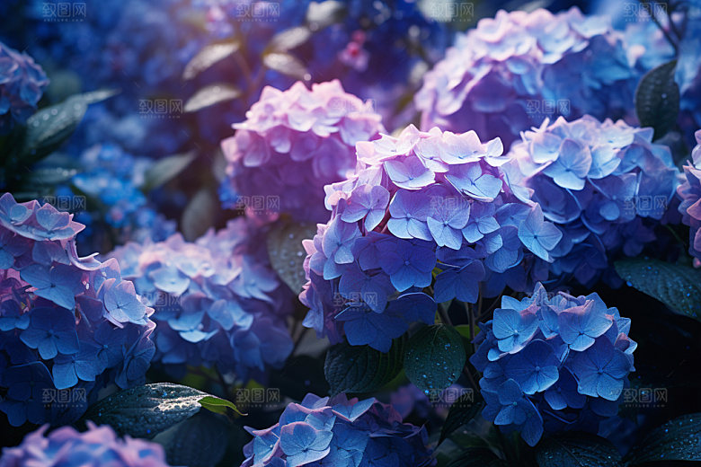 绣球花夏日高清摄影图