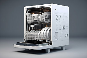 洗碗机厨房电器清洁设备效果图