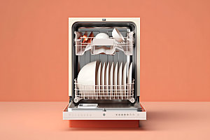 洗碗机清洁设备家用电器效果图